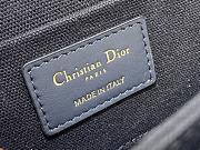 Dior Small 30 Montaigne Avenue Bag Blue Dior Oblique Jacquard Size 18 x 10 x 4.5 cm - 2
