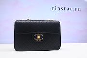 Chanel Black Vintage Jumbo Classic Flap Bag Size 30x20x9 cm - 1