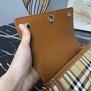 Burberry Top Handle Note Bag Briar Brown Size 24 x 8 x 14cm - 5