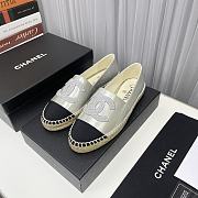 Chanel Silver Loafer - 1