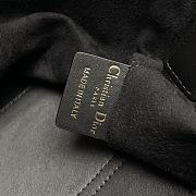Small Dior Toujours Bag Black Macrocannage Calfskin Size 23 x 14 x 12 cm - 3