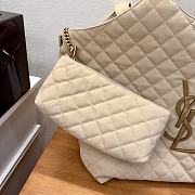 YSL Icare Maxi Shopping Bag In Quilted Nubuck Suede Size 38–58 X 43 X 8 CM - 4