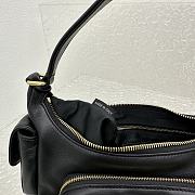 Miumiu Nappa Leather Pocket Bag Black Size 21x6x12 cm - 2