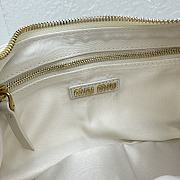 Miumiu Nappa Leather Pocket Bag White Size 21x6x12 cm - 3