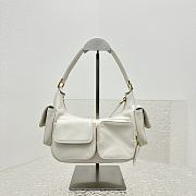 Miumiu Nappa Leather Pocket Bag White Size 21x6x12 cm - 2