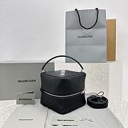 Balenciaga Women's 4x4 Small Bag In Black Size 16cm - 1