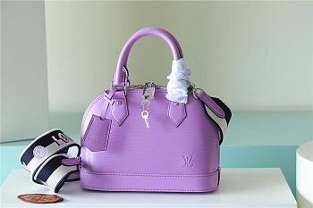 Louis Vuitton M22642 Alma BB Purple Size 23.5 x 17.5 x 11.5 cm
