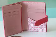 M82461 LV Vertical Compact Wallet Pink Size 9 x 12 x 1 cm - 3