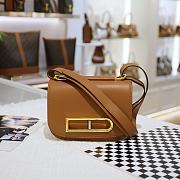 Delvaux Lingot in Olen Calf Brown 20.5x8.5x16.5cm - 1