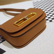 Delvaux Lingot in Olen Calf Brown 20.5x8.5x16.5cm - 4