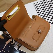 Delvaux Lingot in Olen Calf Brown 20.5x8.5x16.5cm - 3