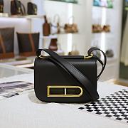 Delvaux Lingot in Olen Calf Black 20.5x8.5x16.5cm - 1