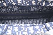 Dior Navy Blue Oblique Embroidered Canvas Large Book Tote - 4