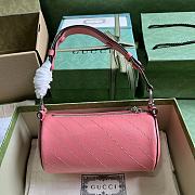 Gucci Blondie Mini Shoulder Bag Style ‎760170 Pink Size 10x18.5x10 cm - 3