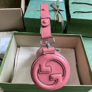 Gucci Blondie Mini Shoulder Bag Style ‎760170 Pink Size 10x18.5x10 cm - 5