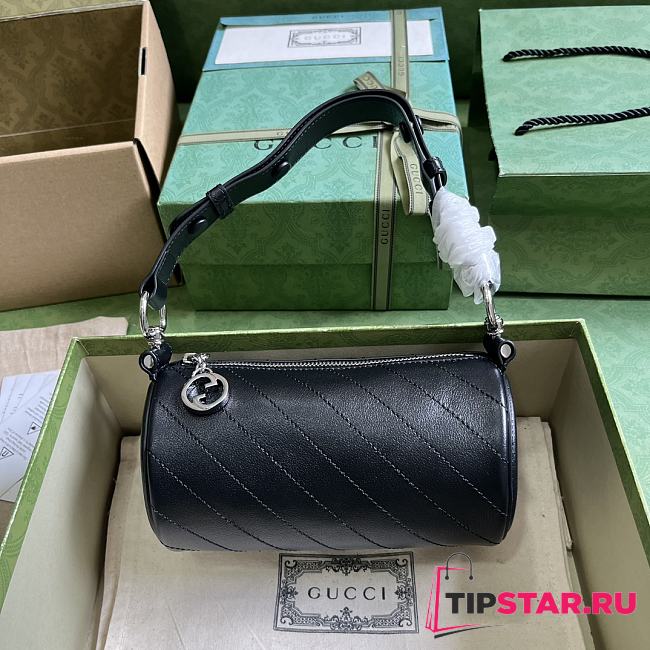 Gucci Blondie Mini Shoulder Bag Style ‎760170 Black Size 10x18.5x10 cm - 1