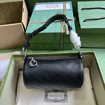Gucci Blondie Mini Shoulder Bag Style ‎760170 Black Size 10x18.5x10 cm