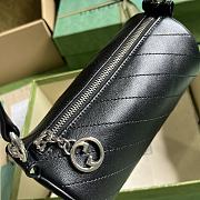 Gucci Blondie Mini Shoulder Bag Style ‎760170 Black Size 10x18.5x10 cm - 4