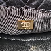 Chanel Hobo Handbag Black Velvet AS4322 Size 21.5 × 22.5 × 7 cm - 3