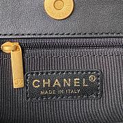 Chanel Hobo Handbag Black Velvet AS4322 Size 21.5 × 22.5 × 7 cm - 2
