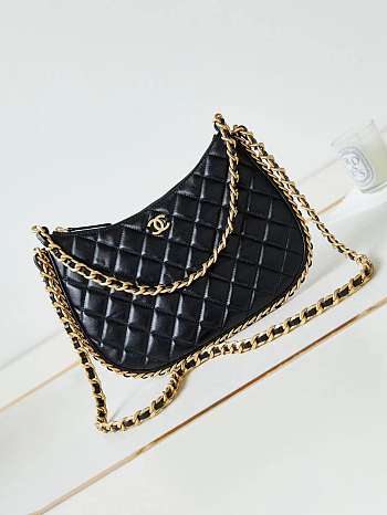 Chanel Large Hobo Bag Black AS4368 Size 18 × 29 × 2 cm