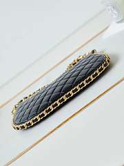 Chanel Large Hobo Bag Black AS4368 Size 18 × 29 × 2 cm - 5