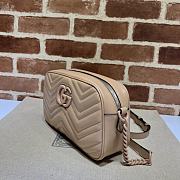 Gucci GG Marmont Matelassé Shoulder Bag 447632 Rose Beige Size 24x13x7cm - 4