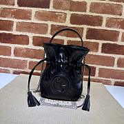 Gucci Blondie Mini Bucket Bag 760313 Black Size 19x 15x 8cm - 1
