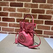 Gucci Blondie Mini Bucket Bag 760313 Pink Size 19x 15x 8cm - 2