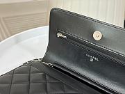 Chanel Classic Wallet On Chain AP0250 Lambskin Black Size 12.3 × 19.2 × 3.5 cm - 2