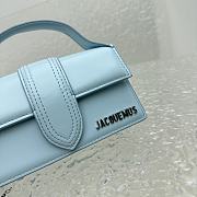 Jacquemus Le Bambino Le Chouchou Small Flap Bag Light Blue Size 17.5x9 cm - 2