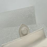 Jacquemus Le Bambino Le Chouchou Small Flap Bag Off White | Silver Size 17.5x9 cm - 5