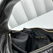 Miumiu Wander Matelassé Nappa Leather Mini Hobo Bag Black Size 20x17x6 cm - 5