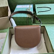 Gucci Horsenbit 1955 Mini Rounded Bag Brown Size 18.5 x 17x 7.5 cm - 5