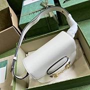 Gucci Horsenbit 1955 Mini Rounded Bag White Size 18.5 x 17x 7.5 cm - 4