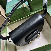 Gucci Horsenbit 1955 Mini Rounded Bag Black Size 18.5 x 17x 7.5 cm - 4