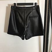 Dior Skort With 'CD' Buckle Black Lambskin - 4