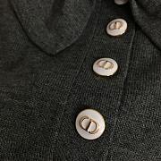 Dior Tied Collar Sweater Gray / Black - 4