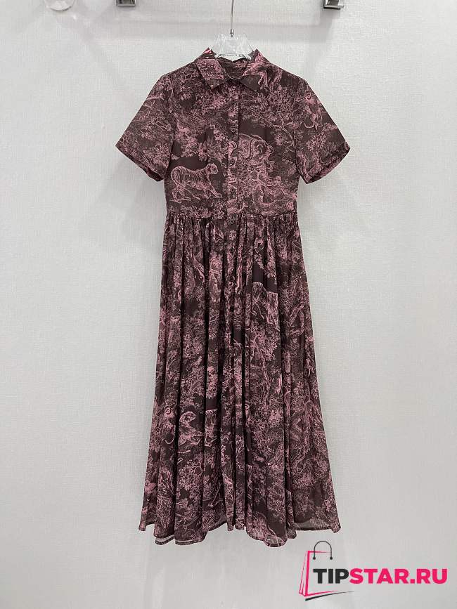 Dioriviera Mid-Length Shirt Dress Gray - 1