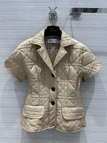 Dior Jacket Beige Cotton Gabardine