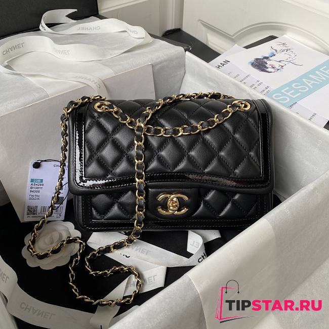 Chanel Mini Flap Bag AS4288 Black Size 13.5 × 20 × 6.5 cm - 1
