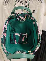 Chanel Large Tote Green & Multicolor A66941 Size 30 × 50 × 22 cm - 3
