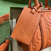Gucci Jumbo GG Mini Duffle Bag Orange 725292 Size 22x15x12.5 cm - 5