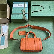Gucci Jumbo GG Mini Duffle Bag Orange 725292 Size 22x15x12.5 cm - 3