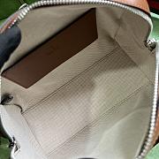 Gucci GG Embossed Mini Duffle Bag 725292 Brown Size 22x15x12.5 cm - 3