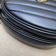 Gucci Interlocking G Mini Heart Shoulder Bag ‎751628 Black Size 20*17.5*6.5cm - 4