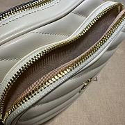 Gucci Interlocking G Mini Heart Shoulder Bag ‎751628 White Size 20*17.5*6.5cm - 3