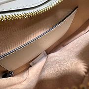 Gucci Interlocking G Mini Heart Shoulder Bag ‎751628 White Size 20*17.5*6.5cm - 2