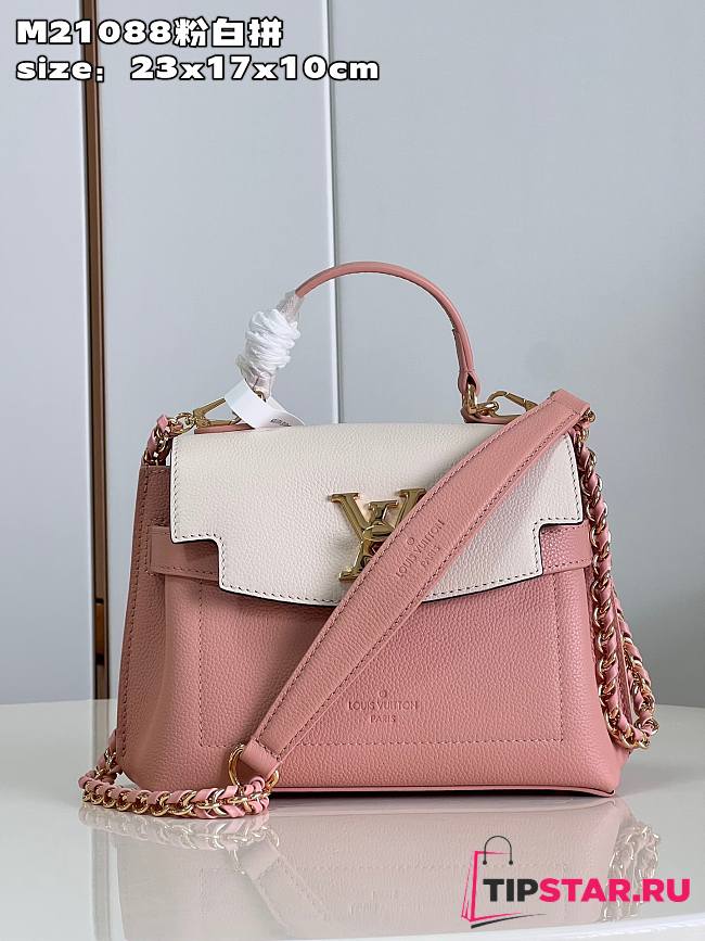Louis Vuitton M22626 LockMe Ever Mini Pink Rose Size 23x17x10cm - 1
