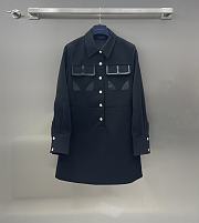 Louis Vuitton Technical Gabardine Shirt Dress - 1